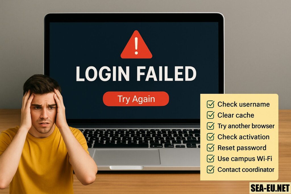 TMU ERP Login problems