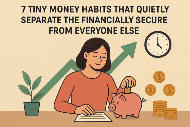 7 Tiny Money Habits That Quietly Separate the Financially Secure from Everyone Else